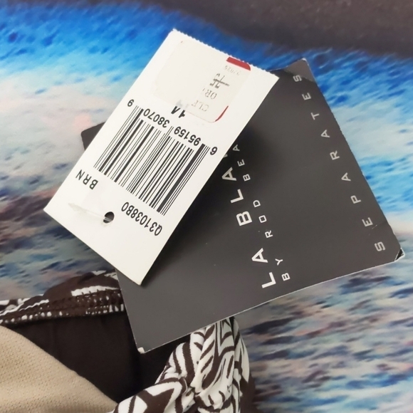 La blanca by rod beattie brown skirt bottom 14 - Picture 3 of 4